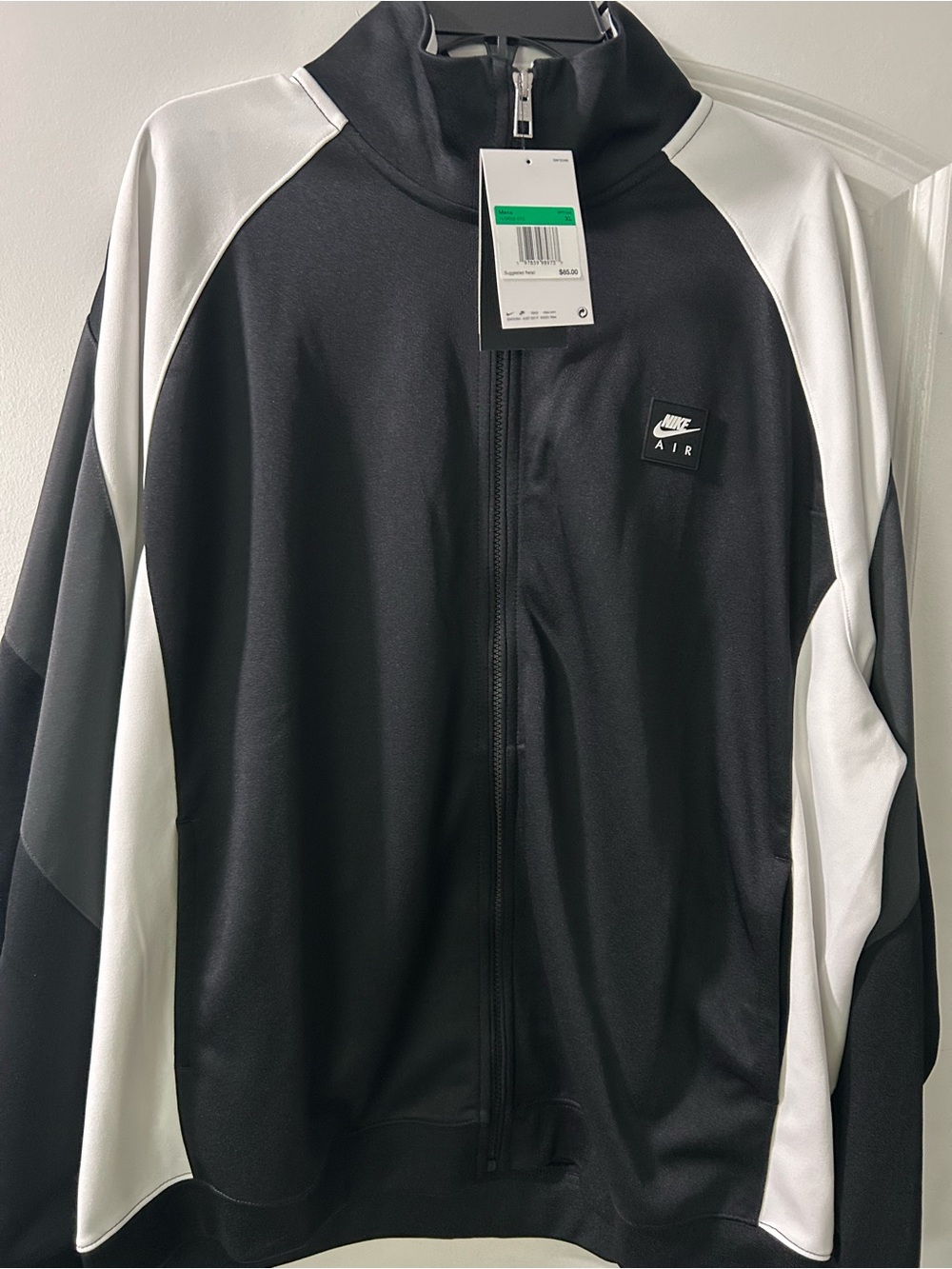 Nike Black and White Lightweight Track Jacket